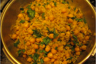 Pressure Cooker Curried Rice and Beans