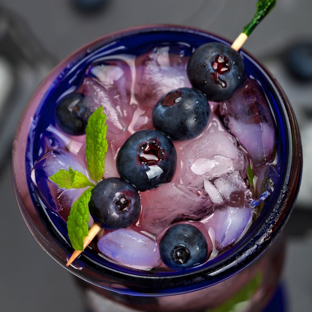 Blueberry Mojito Mocktail Recipe - The Ingredient Guru, Mira Dessy