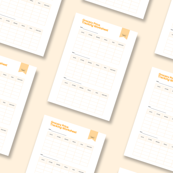 Grocery-Price-Tracking-Worksheet