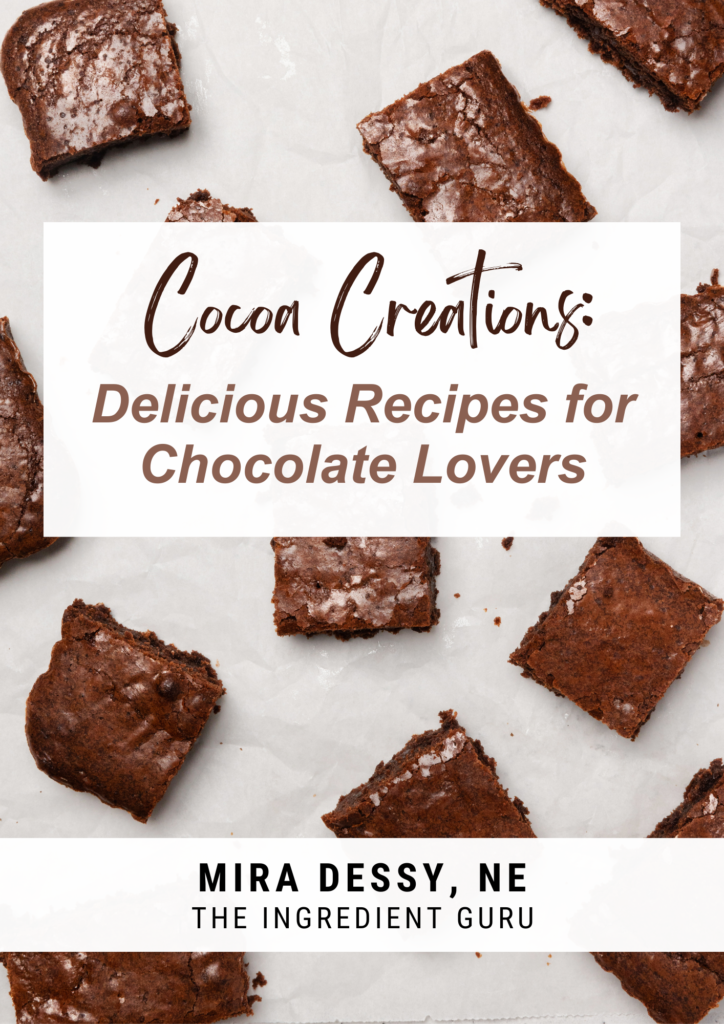 Cocoa Crisis - The Ingredient Guru, Mira Dessy